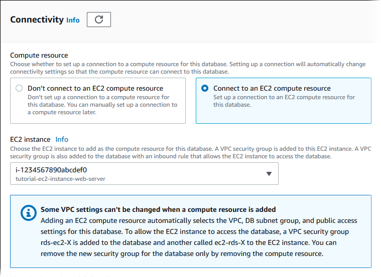 Connectivity section.